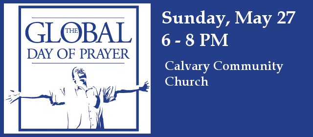 Join with other Christians around the world as they gather in prayer on May 27th... slide 2