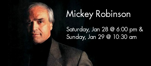 Mickey Robinson to share at Christ Covenant. Click image for more information... slide 1